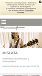 Mobile Screenshot of liceudemusicamislata.com